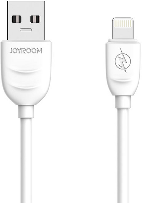 Joyroom LIGHTNING 8PIN數據充電線 白色, 1個, 1000mm, JR-S116