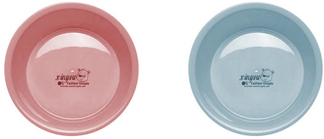 블럭마트 세면 목욕 대야 M, 랜덤 발송, 2개