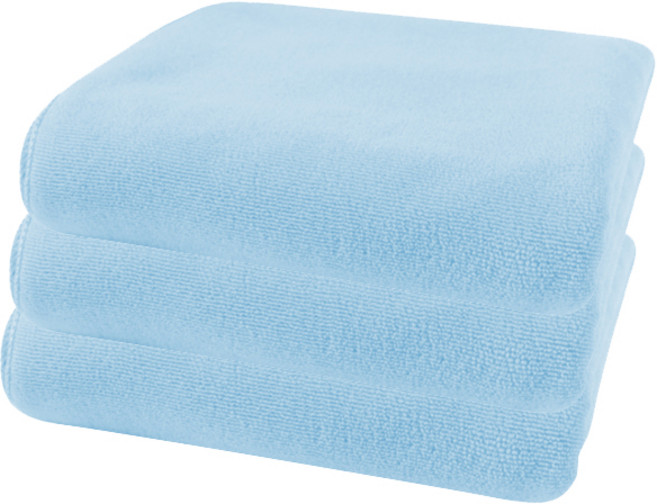블럭마트 빠른흡수 심플단색 비치타월 140 x 70 cm, 스카이블루, 3개
