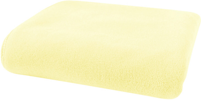 블럭마트 빠른흡수 심플단색 비치타월 140 x 70 cm, 옐로우, 1개