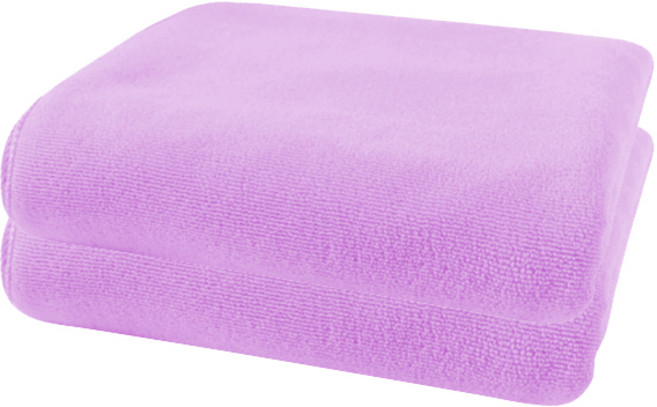 블럭마트 빠른흡수 심플단색 비치타월, 퍼플, 2개