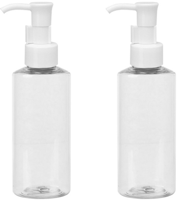 병도매닷컴 투명 주방디스펜서 AC150 + 오일마개, 150ml, 2세트