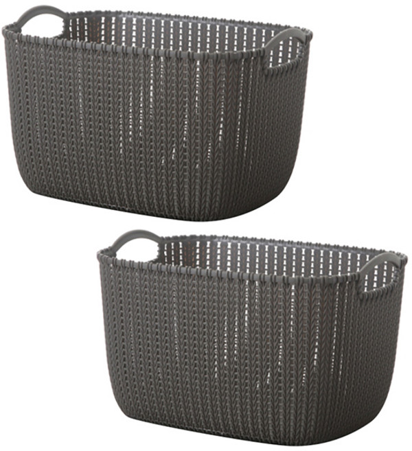 블럭마트 욕실 목욕 다용도 바구니, 블랙