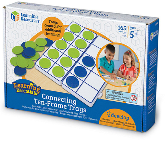 러닝리소시즈 텐프레임트레이 셈놀이 LER6650, 1세트