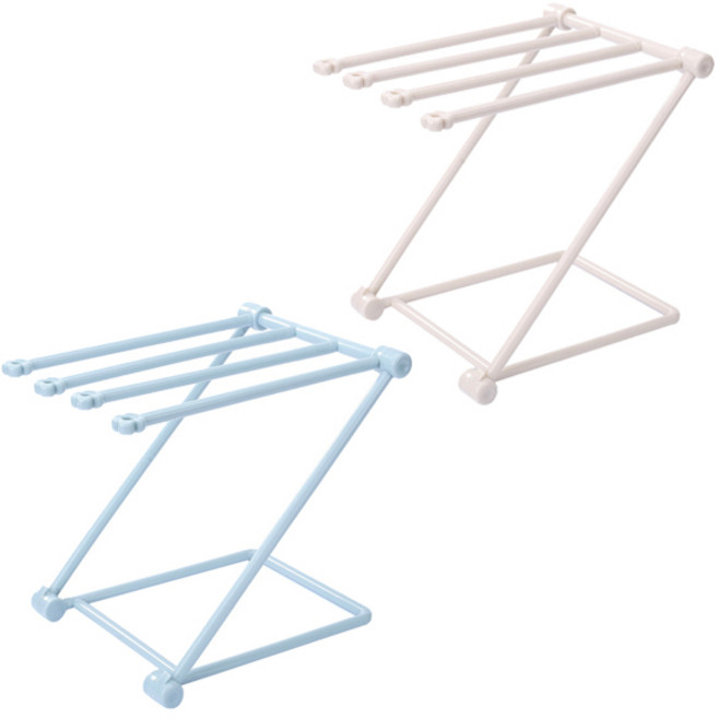 블럭마트 주방 접이식 행주 건조대, 랜덤 발송, 2개