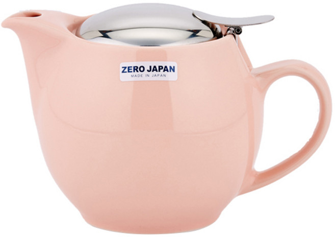 제로재팬 도자기 티포트 라운드 2인용, 핑크(BBN-02PI)