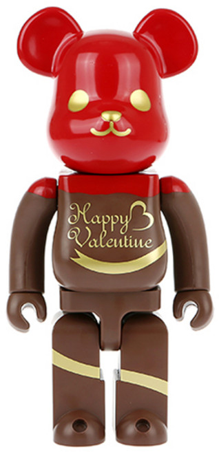 킨키로봇 400%BEARBRICK VALENTINE 2017 피규어, 1개