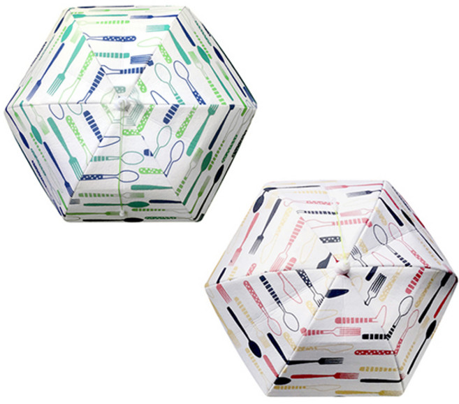 블럭마트 보온보냉 밥상보 포크 랜덤 발송, 1개