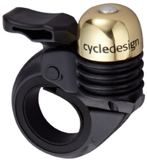 사이클디자인 자전거 청동벨, 골드, 1개