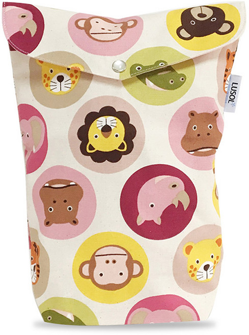 루솔 기저귀파우치 세로 타입, 동물은 방울방울