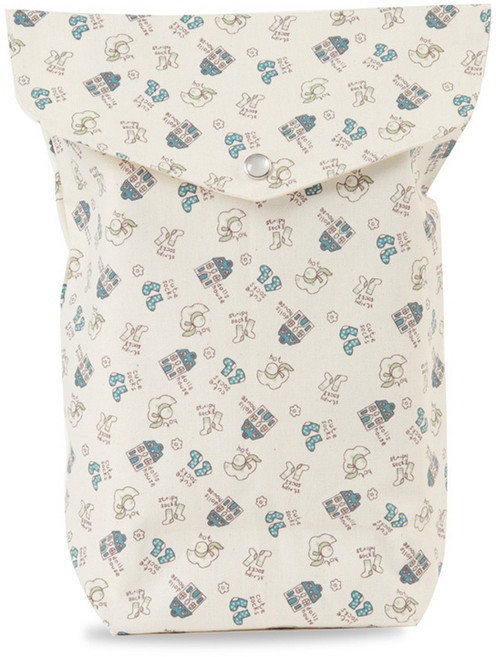 루솔 기저귀파우치 세로 타입, 양 가족 에메랄드 블루