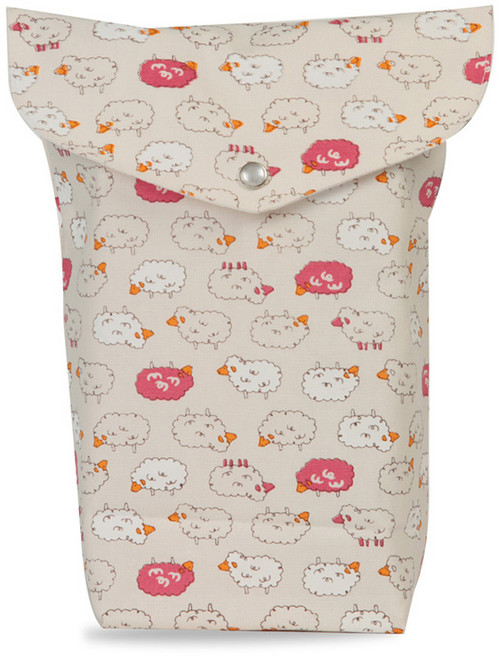 루솔 기저귀파우치 세로 타입, 양 가족 핑크