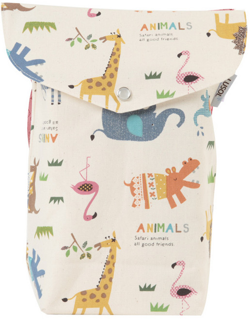 루솔 기저귀파우치 세로타입, 사바나친구들