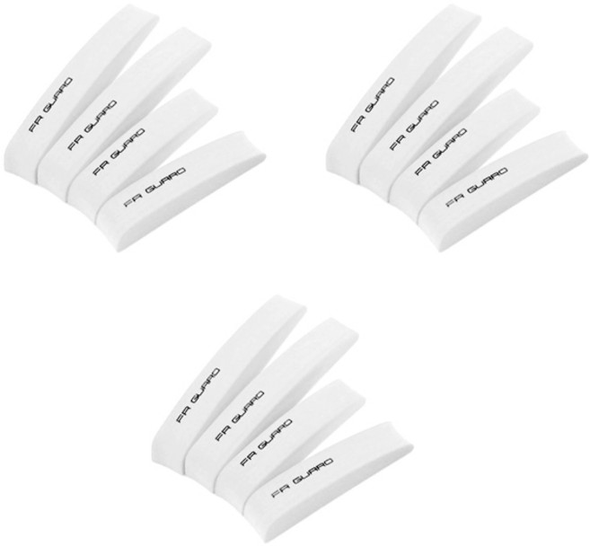 블럭마트 EVA 차량용 문콕방지가드 4p 세트, 화이트, 3세트