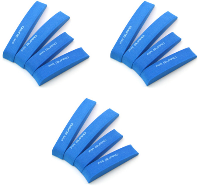 블럭마트 EVA 차량용 문콕방지가드 4p 세트, 블루, 3세트