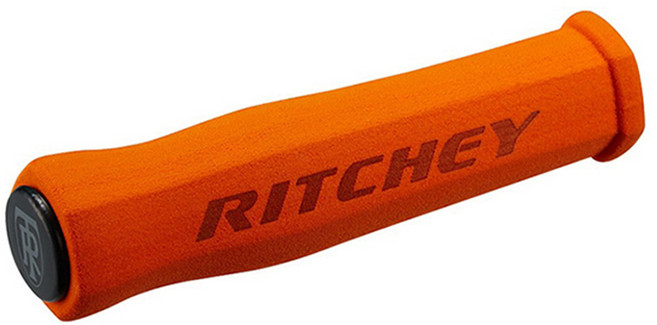 Ritchey WCS 칼라 TRUE 고밀도 스펀지 자전거 그립 130mm, 오렌지, 1개