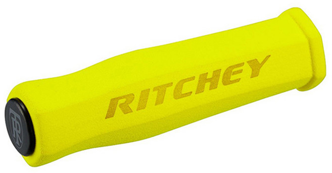 Ritchey WCS 칼라 TRUE 고밀도 스펀지 폼 자전거 그립 130mm, 옐로우, 1개
