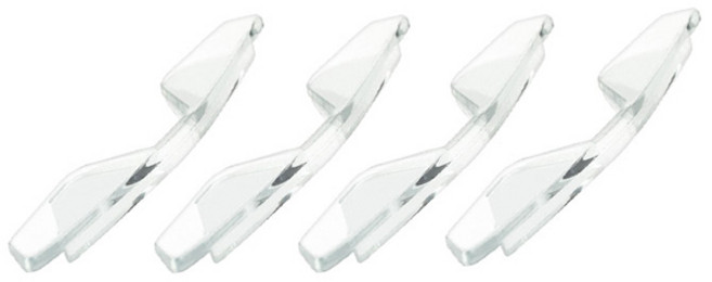 카템 엣지 콕 스탑 투명 도어가드, 화이트, 4개