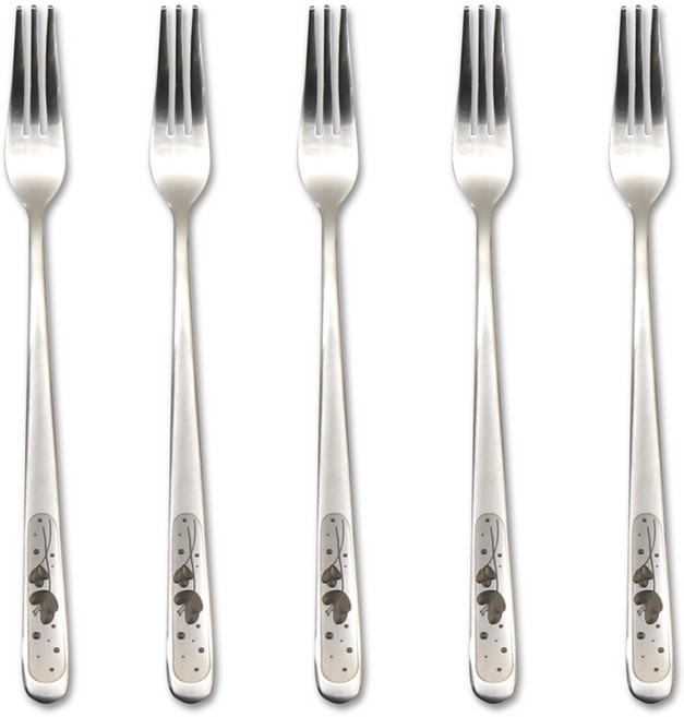 라온누리 팬지 플라워 티포크, 화이트, 1개