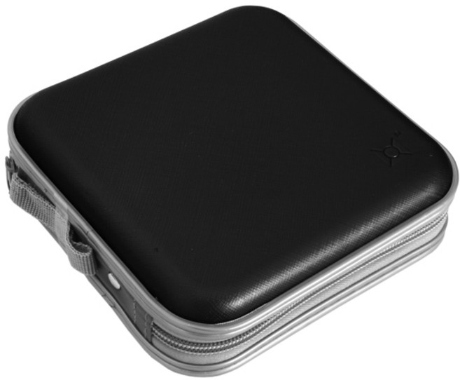 노트케이스 40매 수납 CD 케이스, NCD-4001(블랙), 1개