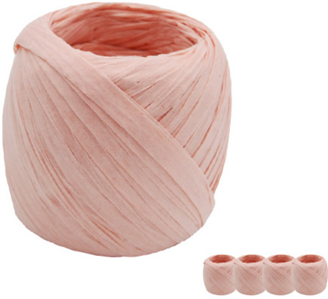 도나앤데코 종이 포장 라피아끈 20야드, 017 인디핑크, 5개