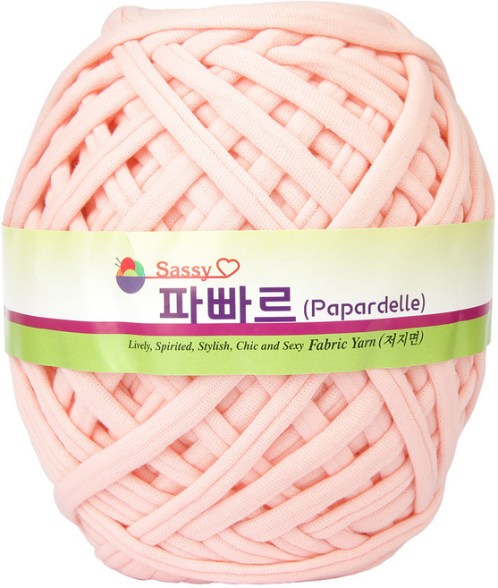 필립섬유 파빠르 패브릭얀 뜨개실, 58 베이비핑크, 95m, 1개