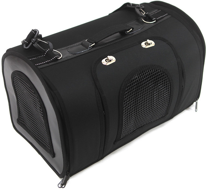 고급 강아지 이동식 캐리어, 블랙, 1개