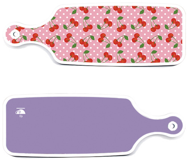 Loem 보라 서빙 도마 2p 세트, 보라 + 핑크체리, 1세트