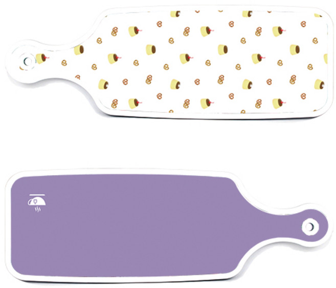 Loem 보라 서빙 도마 2p 세트, 보라 + 푸딩, 1세트