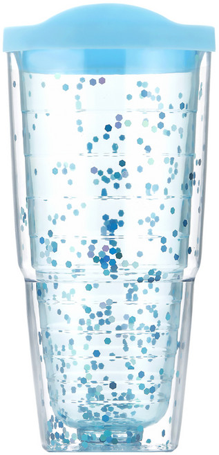 텀스카페 글리터 콜드컵, 블루, 730ml, 1개