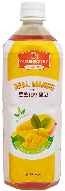 파낙스 로쏘 189 망고 음료베이스, 1L, 1개