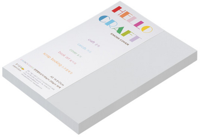 다빈치엠보 종이문화 양면 펠트 엠보스지 No 53 울트라 그레이, 90개