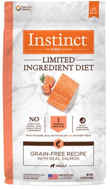 인스팅트 어덜트 LID 독 키블 사료, 연어, 1.8kg, 1개