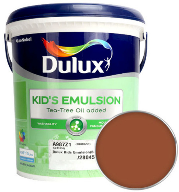 듀럭스 키즈 에멀전 무광 페인트, TinderBox, 3L, 1개