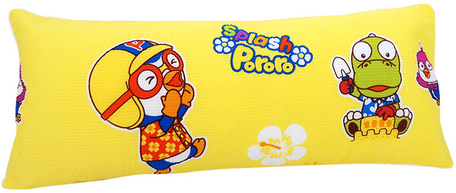 시은데코 뽀로로 썸머 리플 베개커버, 옐로우