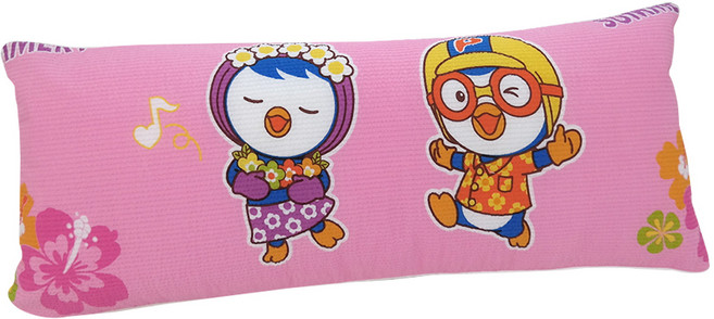 시은데코 뽀로로 썸머 리플 베개커버, 핑크