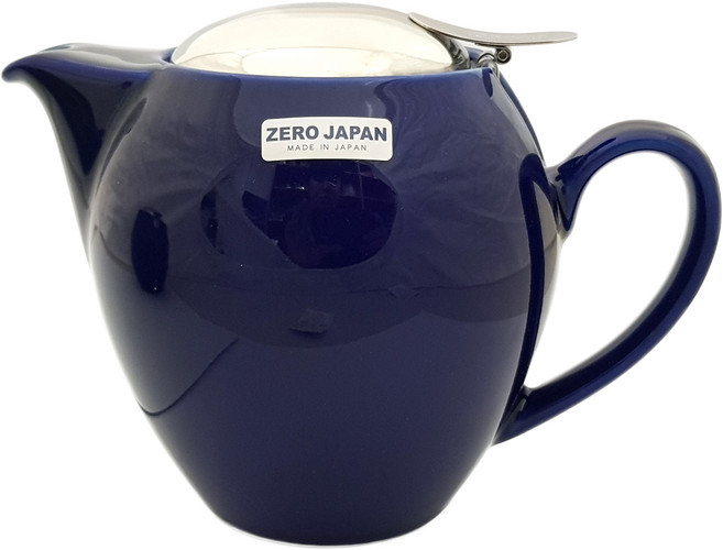 제로재팬 도자기티포트 라운드 3인용 580ml BBN-03, 마린블루