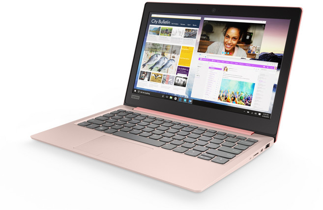 레노버 ideaPad i-SlimBook 노트북 (N3350 29.5 cm WIN10 4G eMMC32G), 120s-11, 발레리나 핑크, 셀러론, 4GB, WIN10 S, 32GB