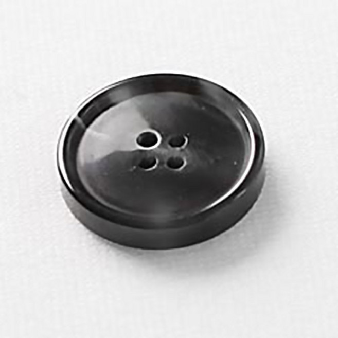 루킹 단추 20mm, 블랙, 4개