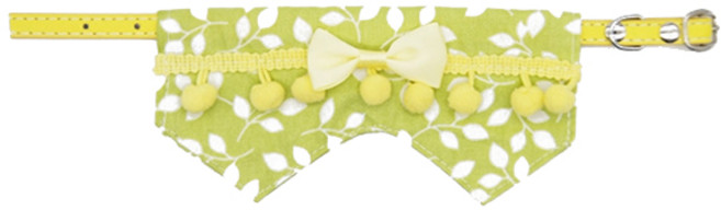 바이셀 펫 스카프 카라 L, 그린 리프, 1개