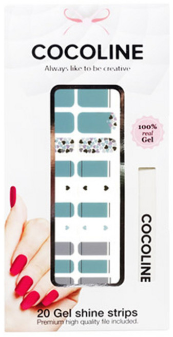 코코라인 붙이는 젤네일 스티커 COCO No.123, 혼합 색상, 1개