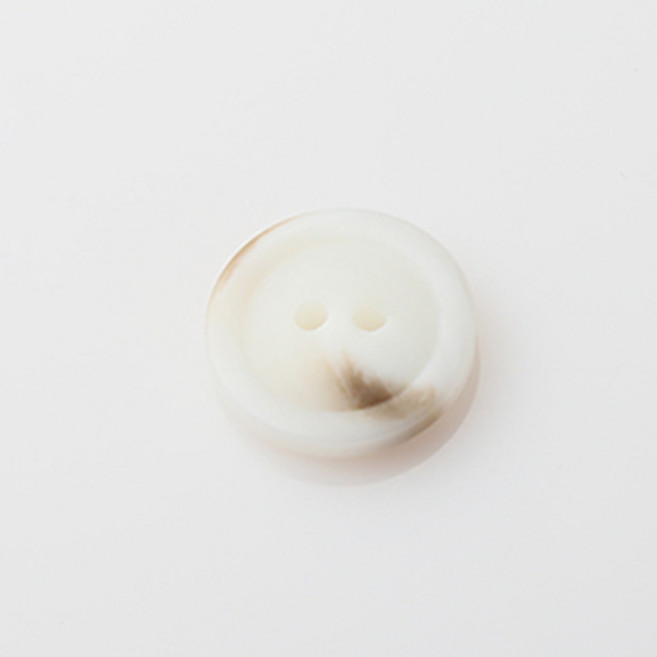 HR빅버튼 보티첼리 무광 단추 18mm, 화이트, 8개입