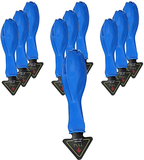 파티복닷컴 LED 풍선, 블루, 10개입