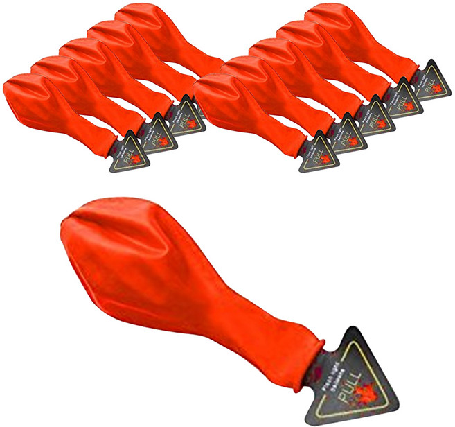 파티복닷컴 LED 풍선, 레드, 10개입