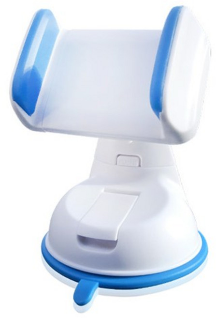 VILCA 마이티 흡착식 휴대폰 거치대, 1개, 화이트블루