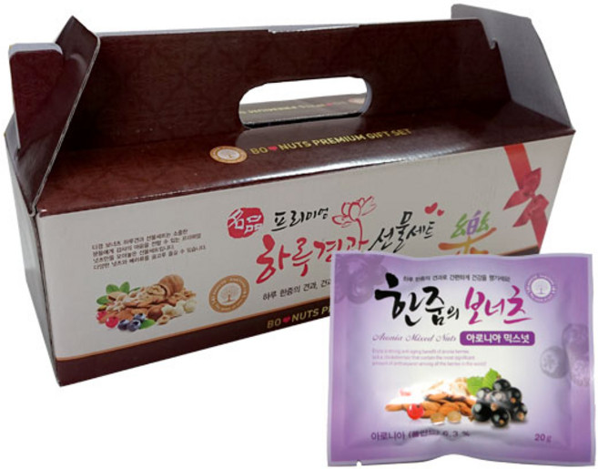 한줌의 보너츠 아로니아 믹스넛, 600g, 1박스