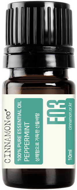 시나몬이오 아로마 에센셜 오일 E03, 페퍼민트, 10ml, 1개