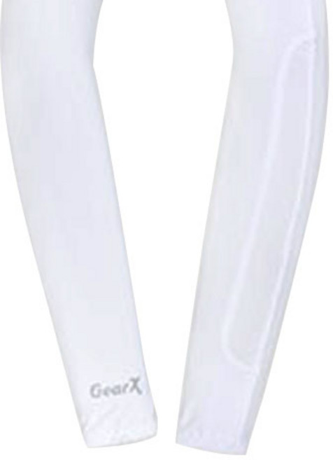 기어엑스 여성용 냉감 쿨토시 고급형 부분 메쉬, 화이트