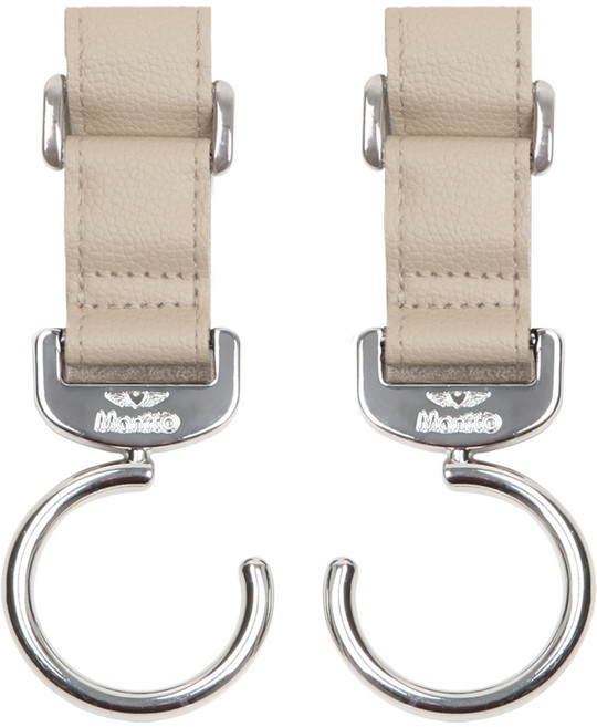 마니또 스타일러 유모차 걸이 고정형, 실버 + 샌드, 2개