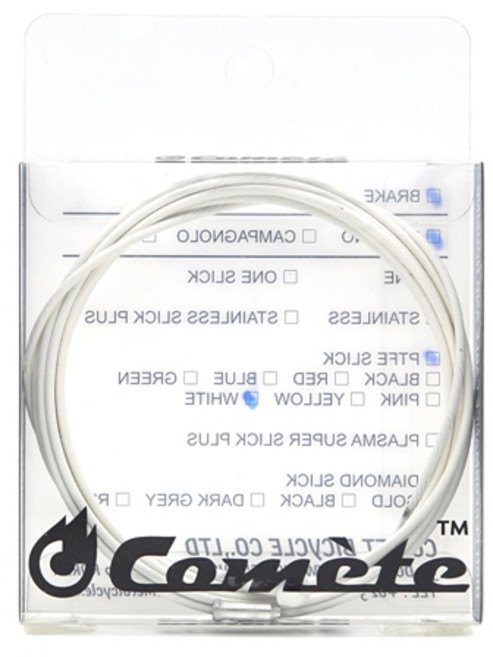 코메트 테프론 슬릭 브레이크 속선 화이트 ROAD SHIMANO, 1개